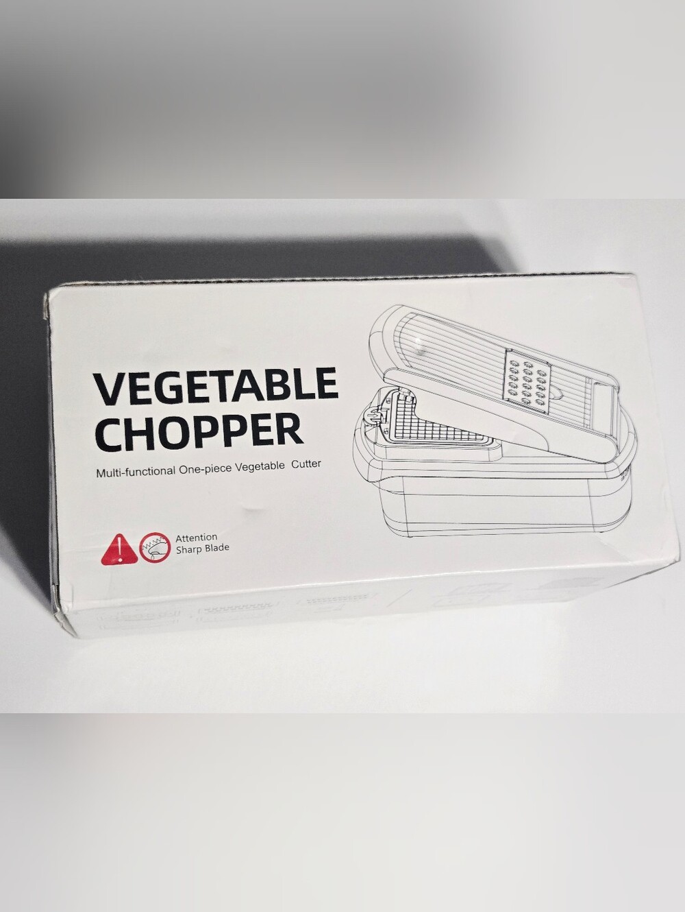 Multi-Function Vegetable Chopper Slicer Dicer Grater with Container & Blades